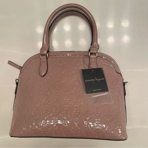 Nanette Lepore Blush Glossy Satchel